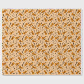 バイオリン音符パターン ラッピングペーパー (フラット)