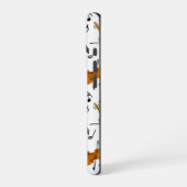 バイオリン音符パターン iPhoneケース (左側面)