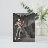 バイオリン骨格 ポストカード (スタンド正面)