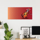 バイオリン魔法 ポスター (ホームオフィス)