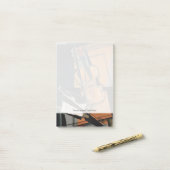 バイオリン1916年 ポストイット (デスク上)