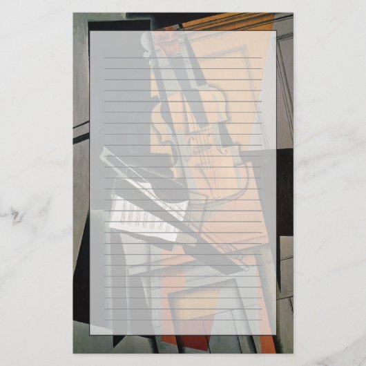 バイオリン1916年 便箋 (正面)