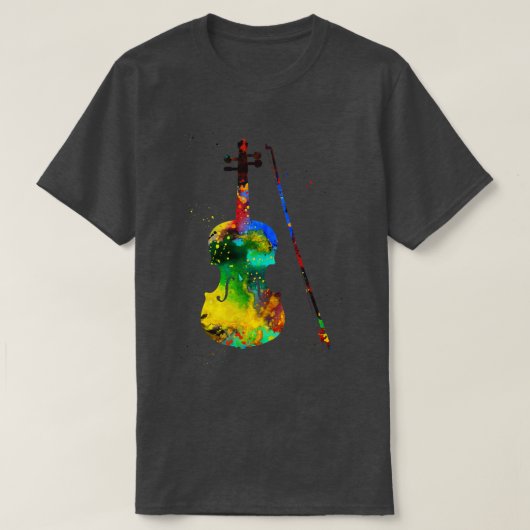 バイオリン1 Tシャツ (デザイン正面)