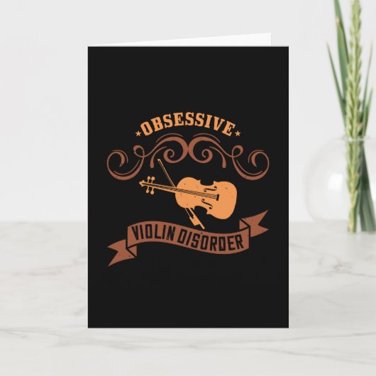 バイオリン –  カード (正面)