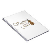 バイオリン・ガール ノートブック (右側)