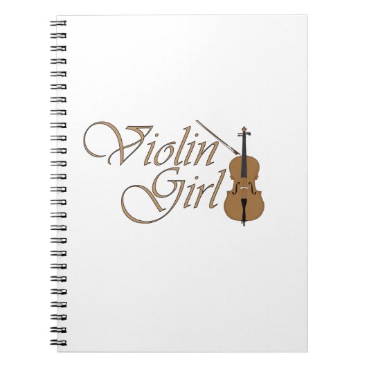 バイオリン・ガール ノートブック (正面)