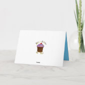 バイオリン – グリーティングカード (裏面)