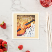 バイオリン スタンダードカクテルナプキン (インサイチュ)