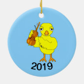 バイオリン セラミックオーナメント (裏面)