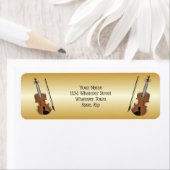 バイオリン デザイン ラベル (インサイチュ)