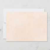 バイオリン、バレエシューズ、そして蝶のウェディング 招待状 (裏面)