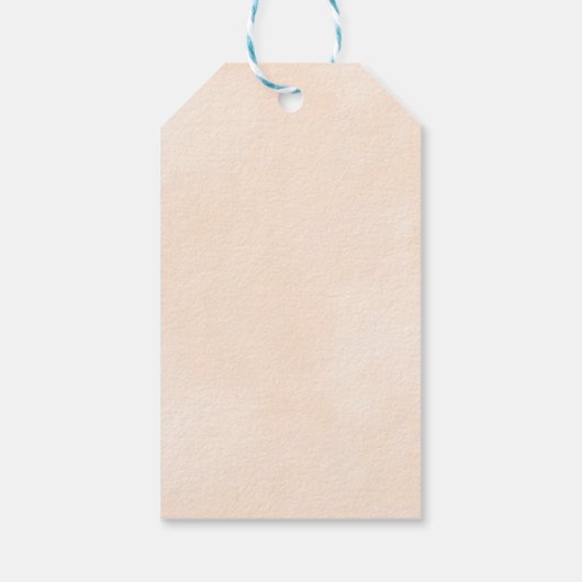 バイオリン、バレエ靴、花と蝶 ギフトタグ (裏面)