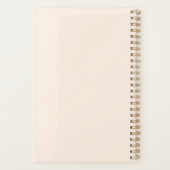 バイオリン、バレエ靴、花と蝶 プランナー手帳 (裏面)