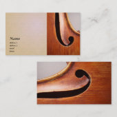 バイオリン/ビオラの名刺 名刺 (正面/裏面)