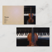 バイオリン/ビオラの名刺 名刺 (正面/裏面)