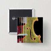 バイオリン、ビオラ、チェロか。 缶バッジ (正面&裏面)