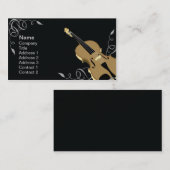 バイオリン-ビジネス 名刺 (正面/裏面)