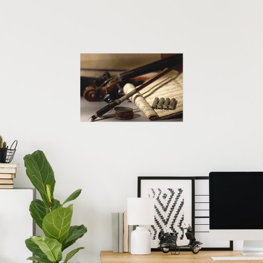 バイオリン ポスター (ホームオフィス)