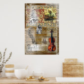 バイオリン ポスター (キッチン)