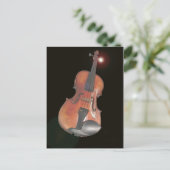 バイオリン ポストカード (スタンド正面)
