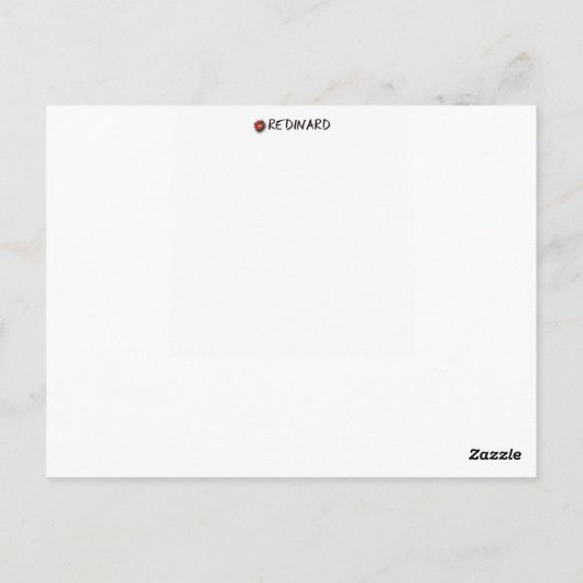 バイオリン ポストカード (裏面)