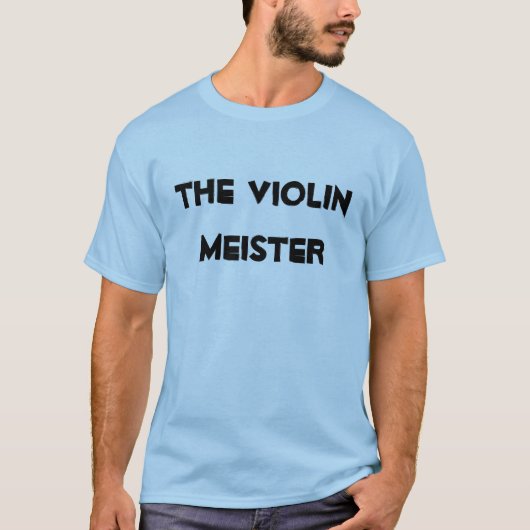 バイオリン・マイスター 弦楽器 Tシャツ (正面)