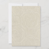 バイオリン·マン·デイ·オブ·ザ·デッド·結婚式招待状 招待状 (裏面)