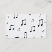 バイオリン&ミュージックノート名刺 名刺 (裏面)