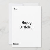 バイオリン·ミュージック·キャット カード (裏面)