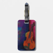 バイオリン ラゲッジタグ (裏面縦)