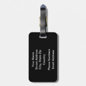 バイオリン ラゲッジタグ (裏面縦)