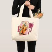 バイオリン ラージトートバッグ (正面(商品))