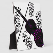 バイオリン、ロッキング愛_ フォトプラーク (側面)