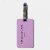 バイオリン、ロッキング愛_ ラゲッジタグ (裏面縦)