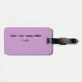 バイオリン、ロッキング愛_ ラゲッジタグ (裏面横)