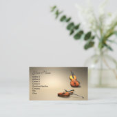 バイオリン 名刺 (スタンド正面)