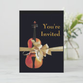 バイオリン 招待状 (スタンド正面)