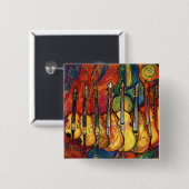 バイオリン 缶バッジ (正面&裏面)