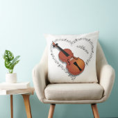 バイオリン 音符 クッション (椅子)