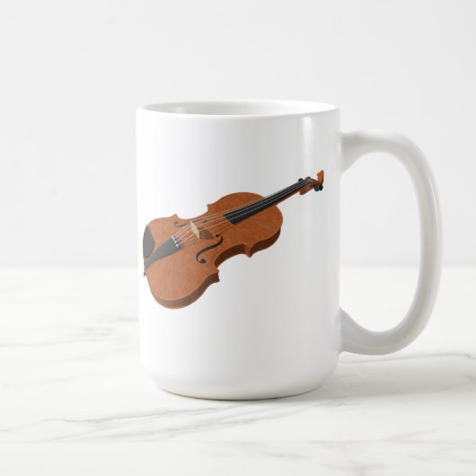 バイオリン: 3Dモデル: コーヒーマグカップ (右)