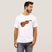 バイオリン: 3Dモデル: Tシャツ (正面フル)