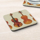 バイオリン(LtoR): Antonio Stradivariu著「Alard」 コースター (左側)