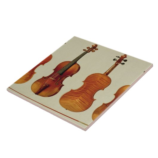 バイオリン(LtoR): Antonio Stradivariu著「Alard」 タイル (側面)