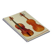 バイオリン(LtoR): Antonio Stradivariu著「Alard」 ノートブック (右側)