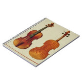 バイオリン(LtoR): Antonio Stradivariu著「Alard」 ノートブック (左側)