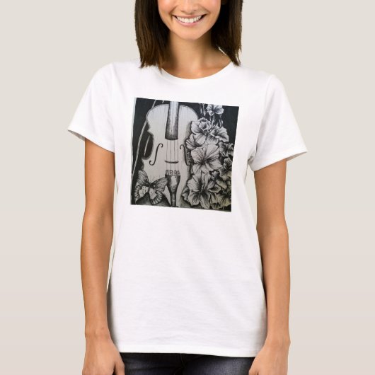 バイオリン Tシャツ (正面)