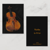 バイオリンATC 名刺 (正面/裏面)