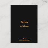 バイオリンATC 名刺 (裏面)