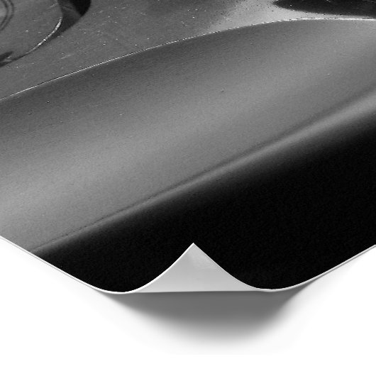 バイオリンB&W ポスター (角)