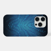 バイオルミネッセント ブルー エイリアン スキン パターン - アバター iPhoneケース (裏面横)